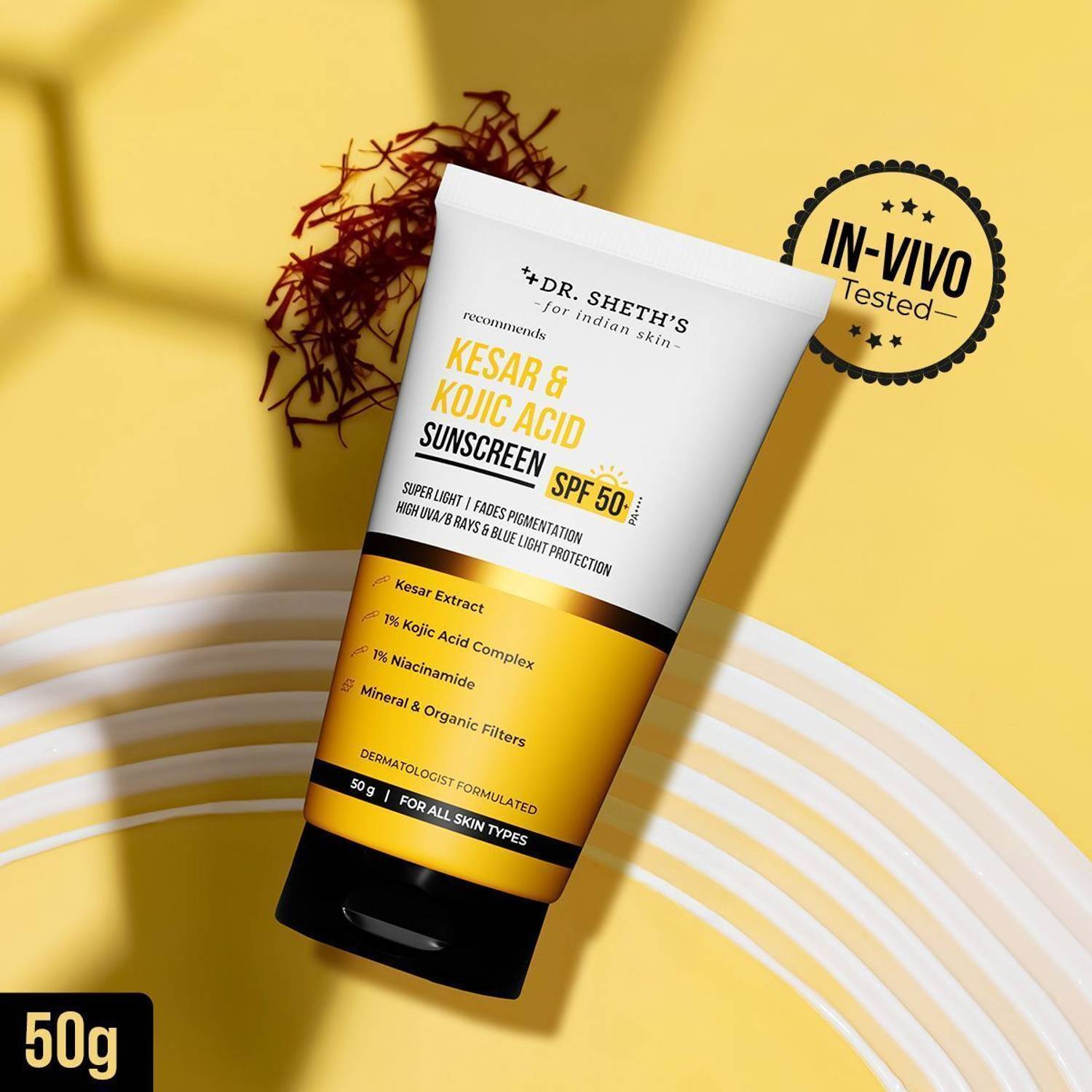 Dr. Sheth’s Sunscreen SPF 50 PA++++ 50g - Image 2
