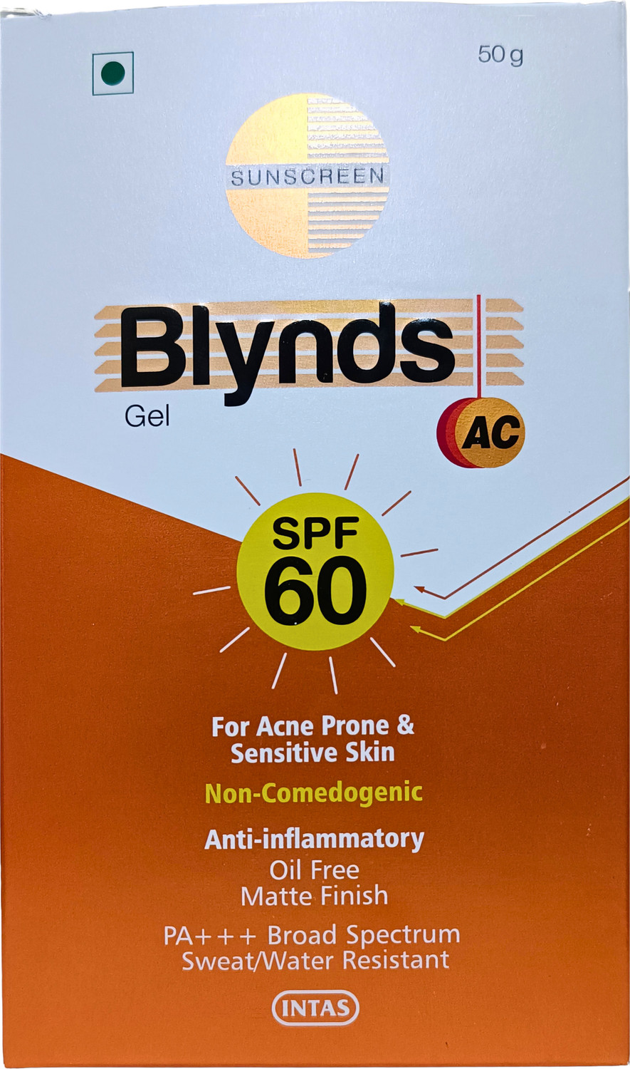 Image of Blynds Sunscreen - SPF 50 PA+++ AC Sunscreen Gel SPF 60+ PA+++