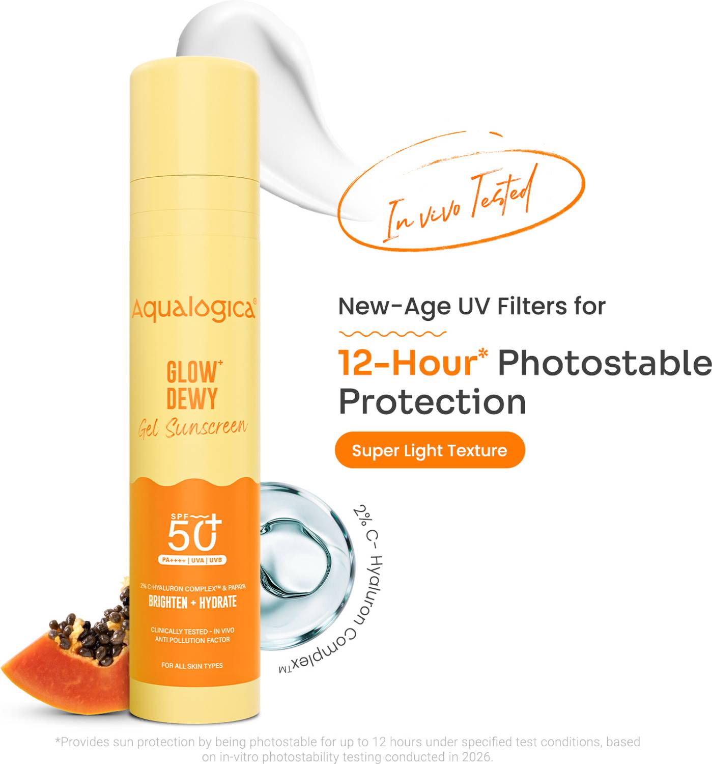 Aqualogica Sunscreen SPF 50 PA++++ 50g - Image 1