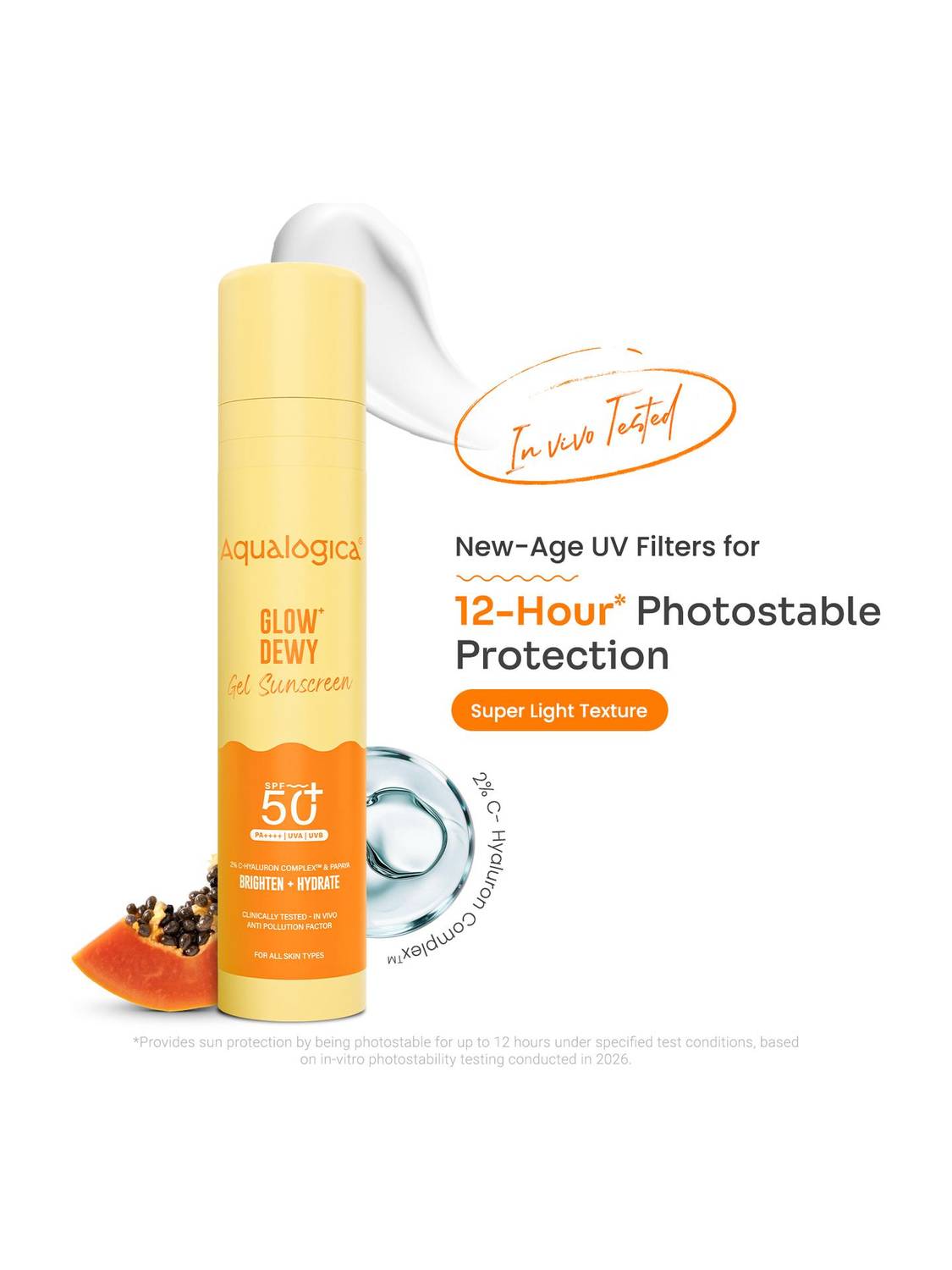 Aqualogica Sunscreen SPF 50 PA++++ 50g - Image 1