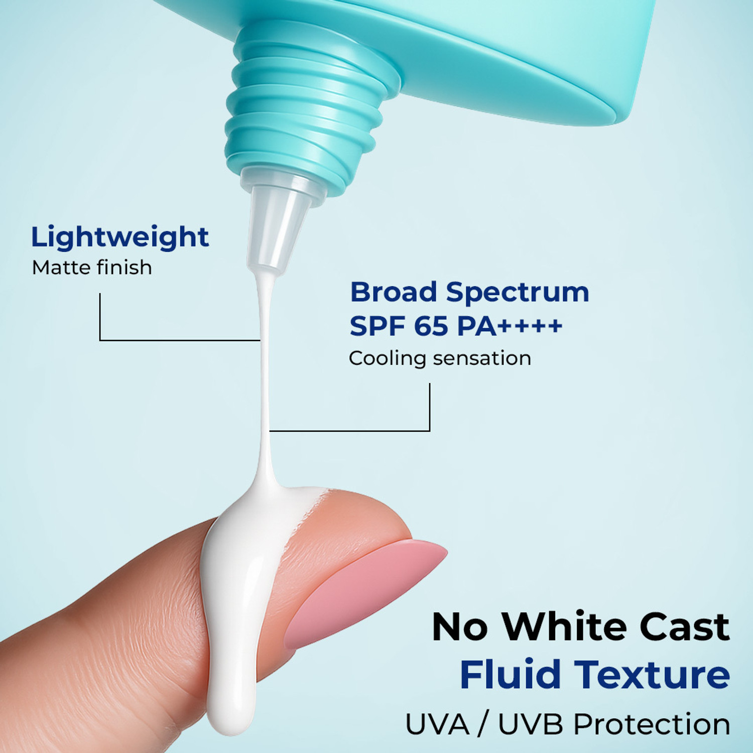 Image of Conscious Chemist Sunscreen - SPF 65 PA++++ Cooling Sunscreen SPF65 PA++++| Niacinamide, Hyaluronic acid, UVA /UVB Protection