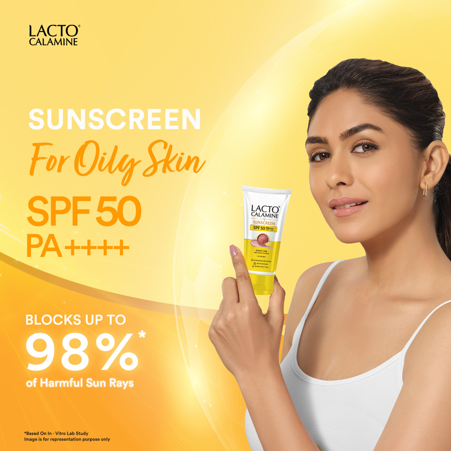 Image of Lacto Calamine Sunscreen - SPF 50 PA+++ Sunshield Matte Look Sunscreen for Oily or Acne prone skin, Paraben & Sulphate free -