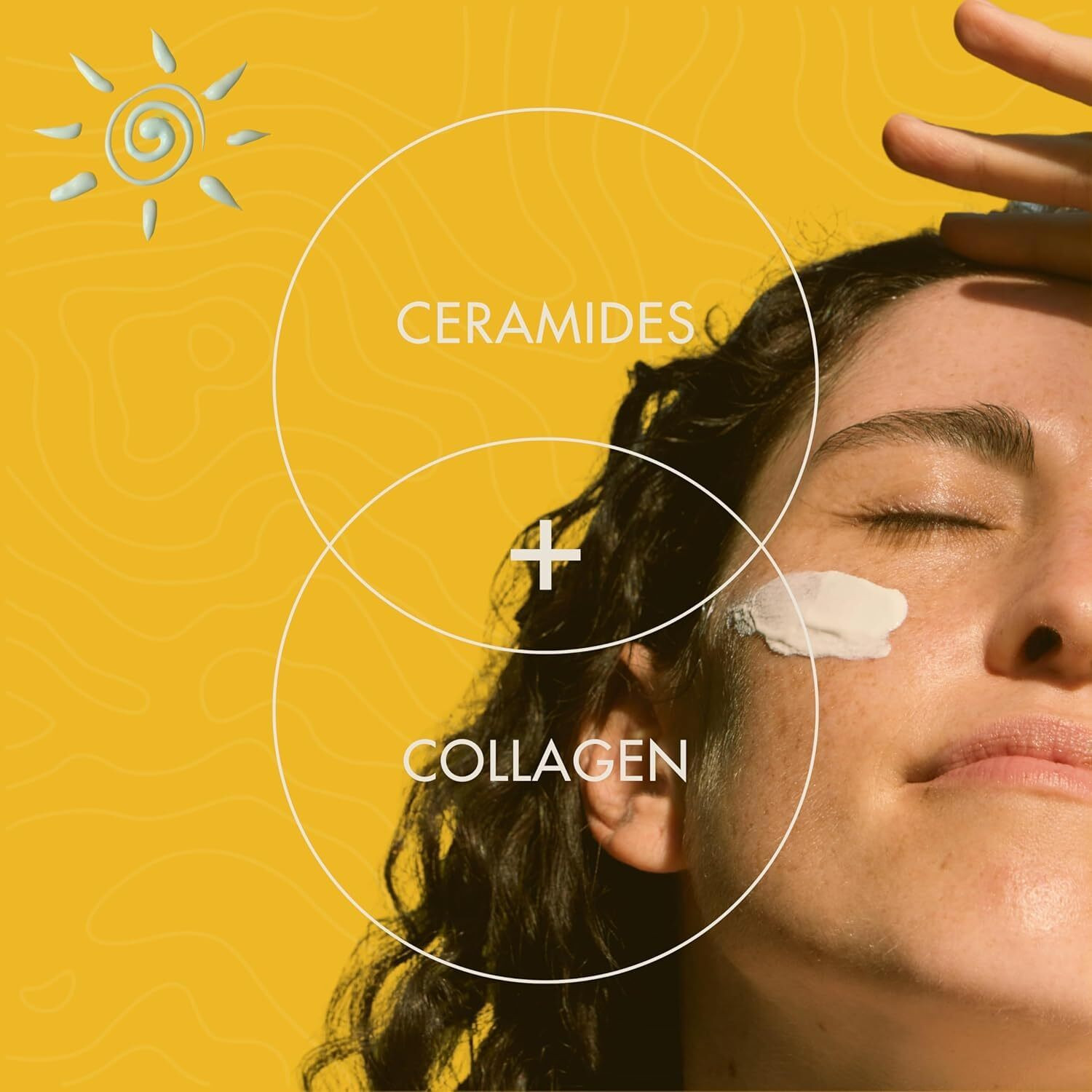 Image of DermaTreat Essentials Sunscreen - SPF 50 PA++++ Broad Spectrum Sunscreen with Ceramides & Collagen | UVA & UVB Protection