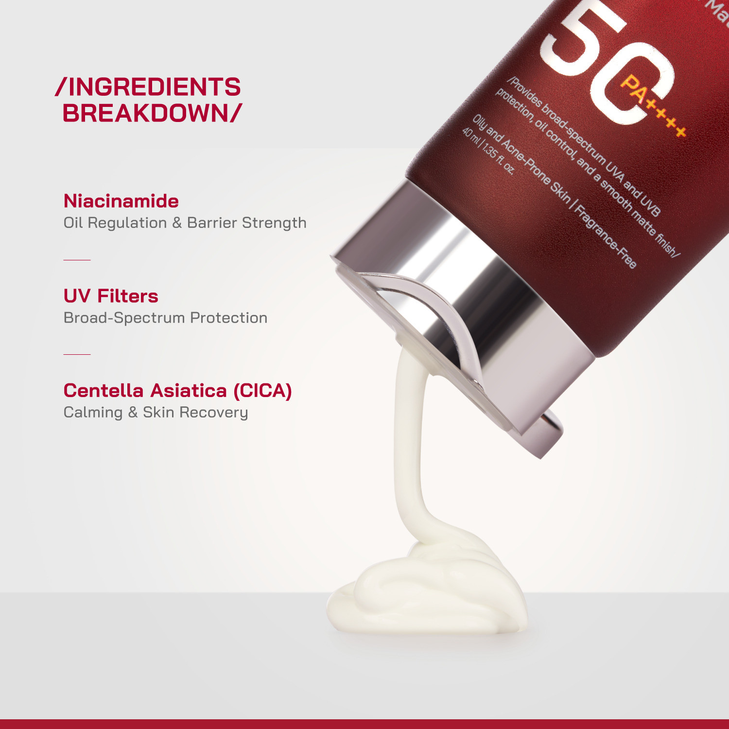 Image of Proven Honest Derma Sunscreen - SPF 50 PA++++ /PHD / Niacinamide Dry Touch Matte Sunscreen