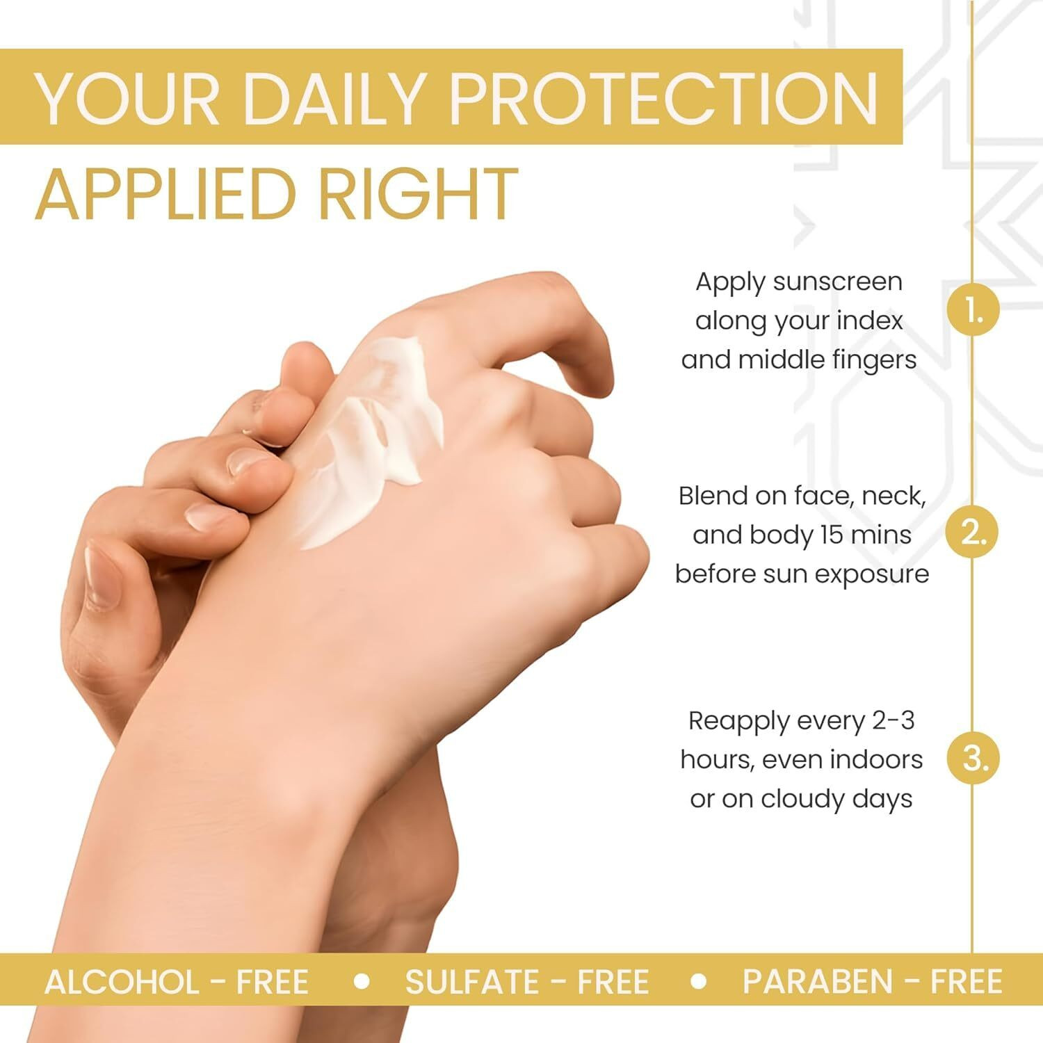 Image of SUNHALT Sunscreen - SPF 50 PA+++ Broad Spectrum UVA /UVB | Water Resistant | For All Skin Types
