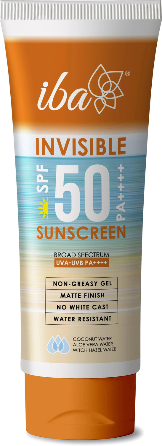 Image of Iba Sunscreen - SPF 50 PA++++ Invisible For All Skin Types Gel Based