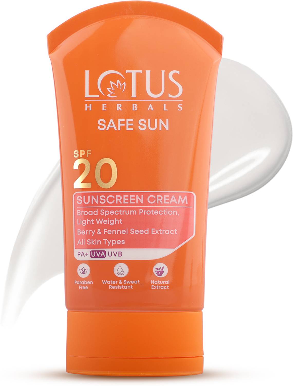LOTUS HERBALS Sunscreen - SPF 20 PA+ Safe Sun Breezy Berry Sun Bl