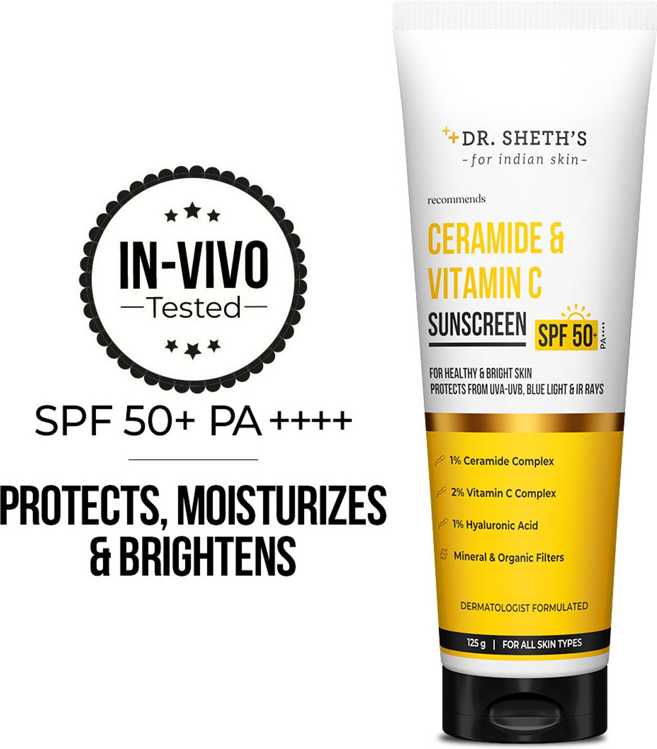 Dr. Sheth’s Sunscreen SPF 50 PA++++ 50g - Image 3