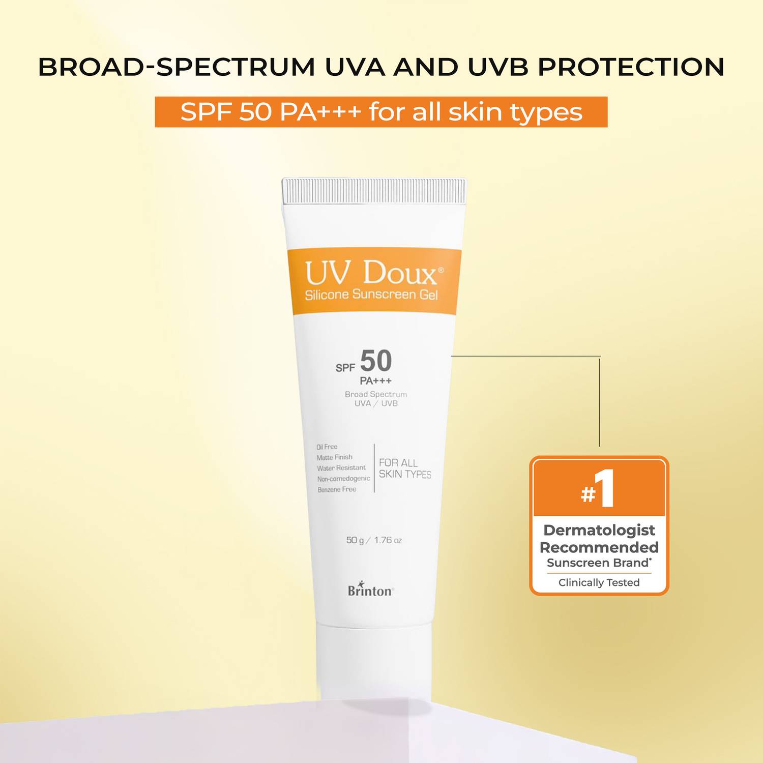 Brinton Sunscreen SPF 50 PA+++ 50g - Image 2