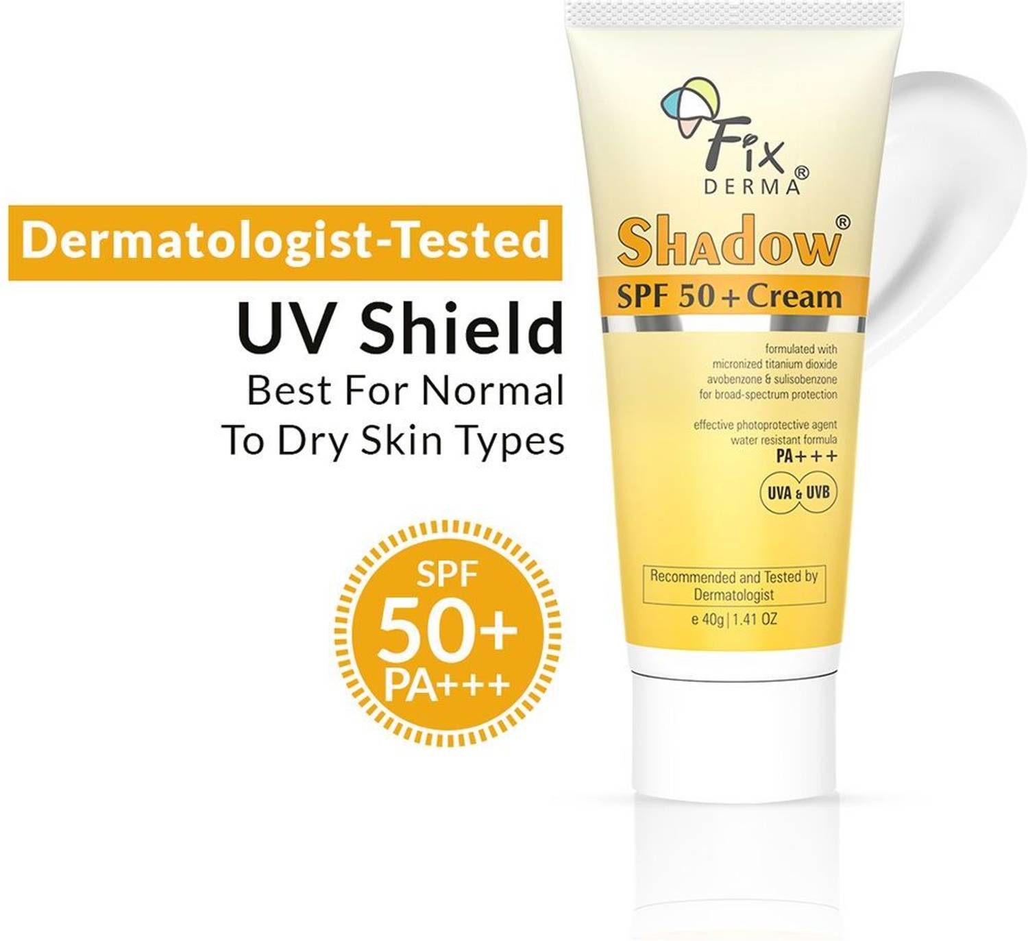 Fixderma Sunscreen SPF 50+ PA+++ for Dry Skin