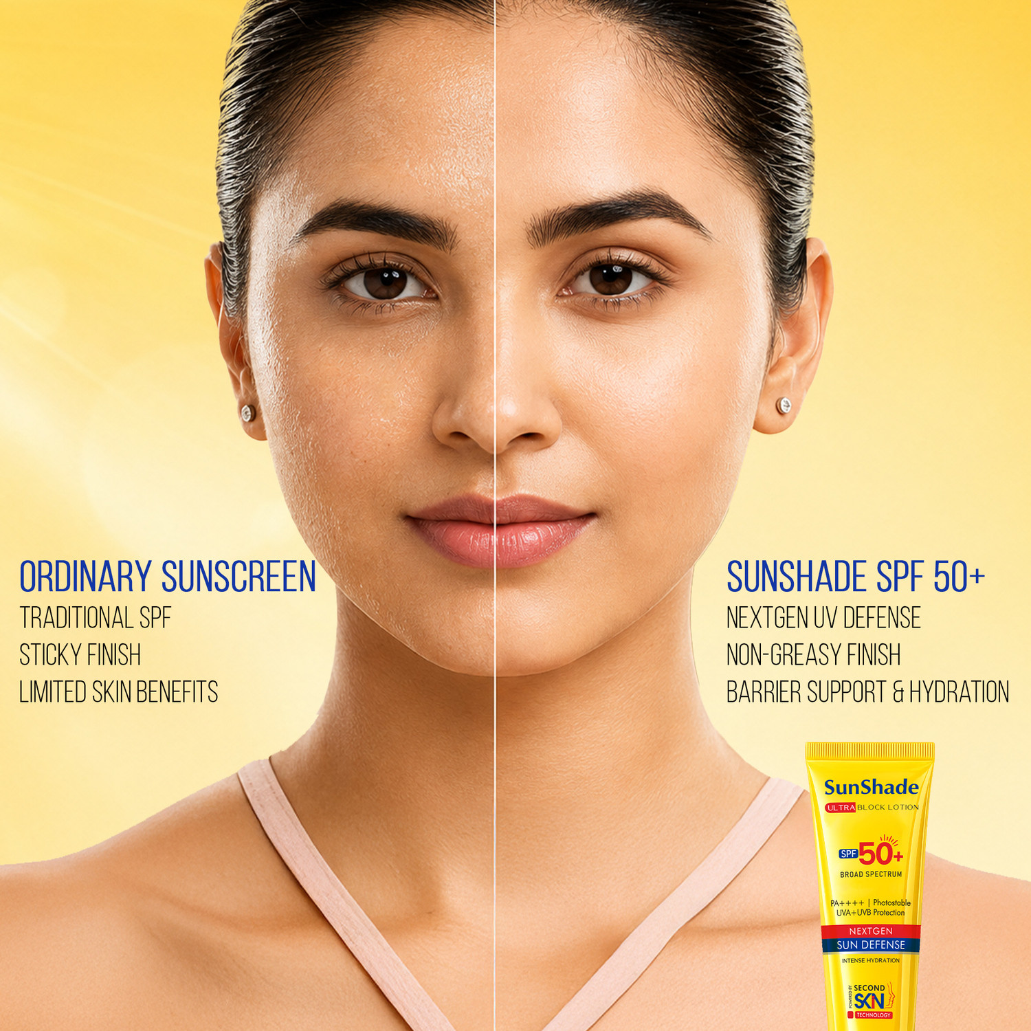 Image of Leeford Sunscreen - SPF 50 PA+++ Barrier Repair, UVA & UVB Protection