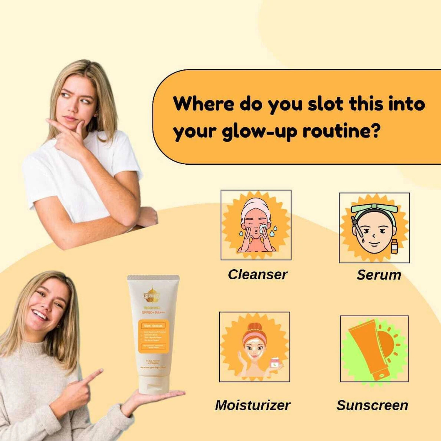 Image of PavitraPlus Sunscreen - SPF 50 PA+++ | Lightweight & Hydrating Formula | Broad Spectrum UV Protection |