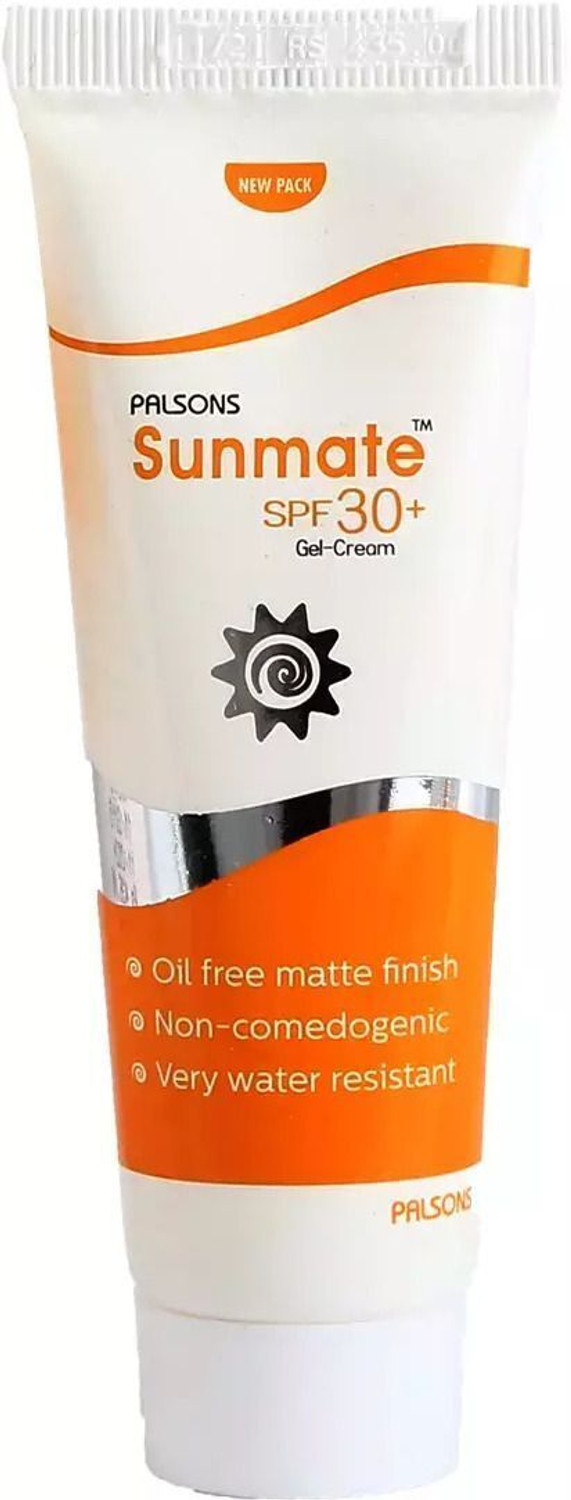Image of Palsons Sunscreen - SPF 30+ PA+++ SUNMATE SPF30+GEL CREAM