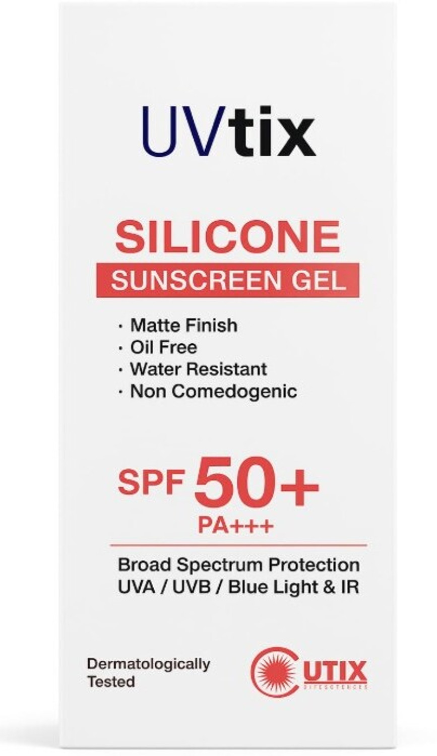 UVtix Sunscreen - SPF 50 PA+++ SILICON SUNSCREEN GEL