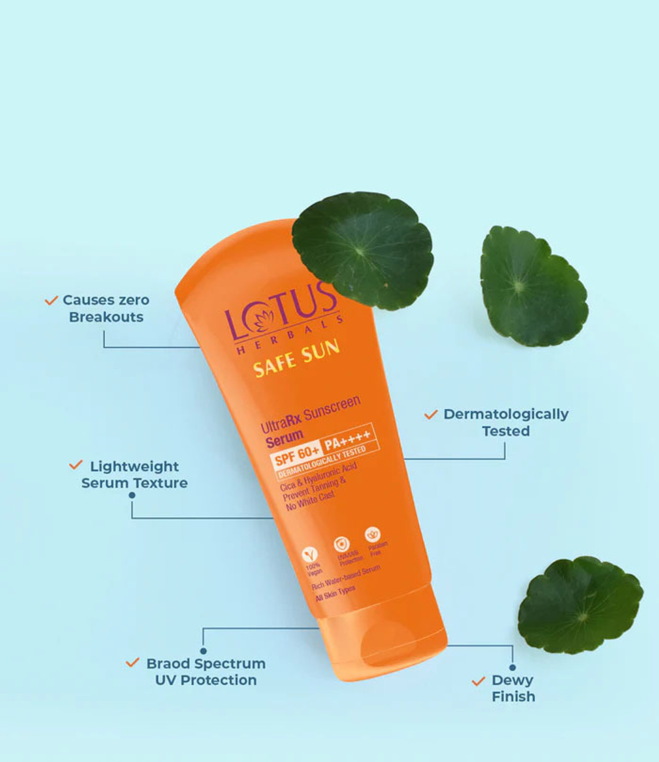 Image of LOTUS HERBALS Sunscreen - SPF 60 PA++++ SS UltraRx Sunscreen SPF 60 30ml