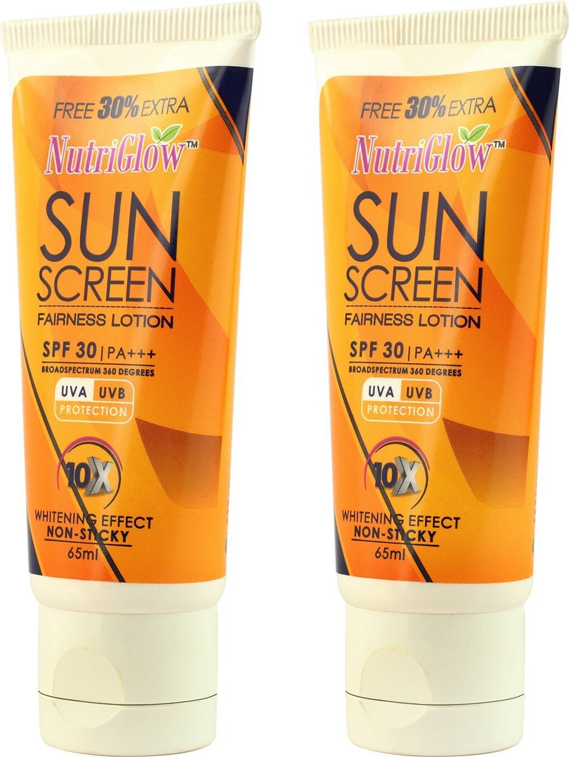 NutriGlow Sunscreen - SPF 30 PA+++ sunscreen fairness lotion set