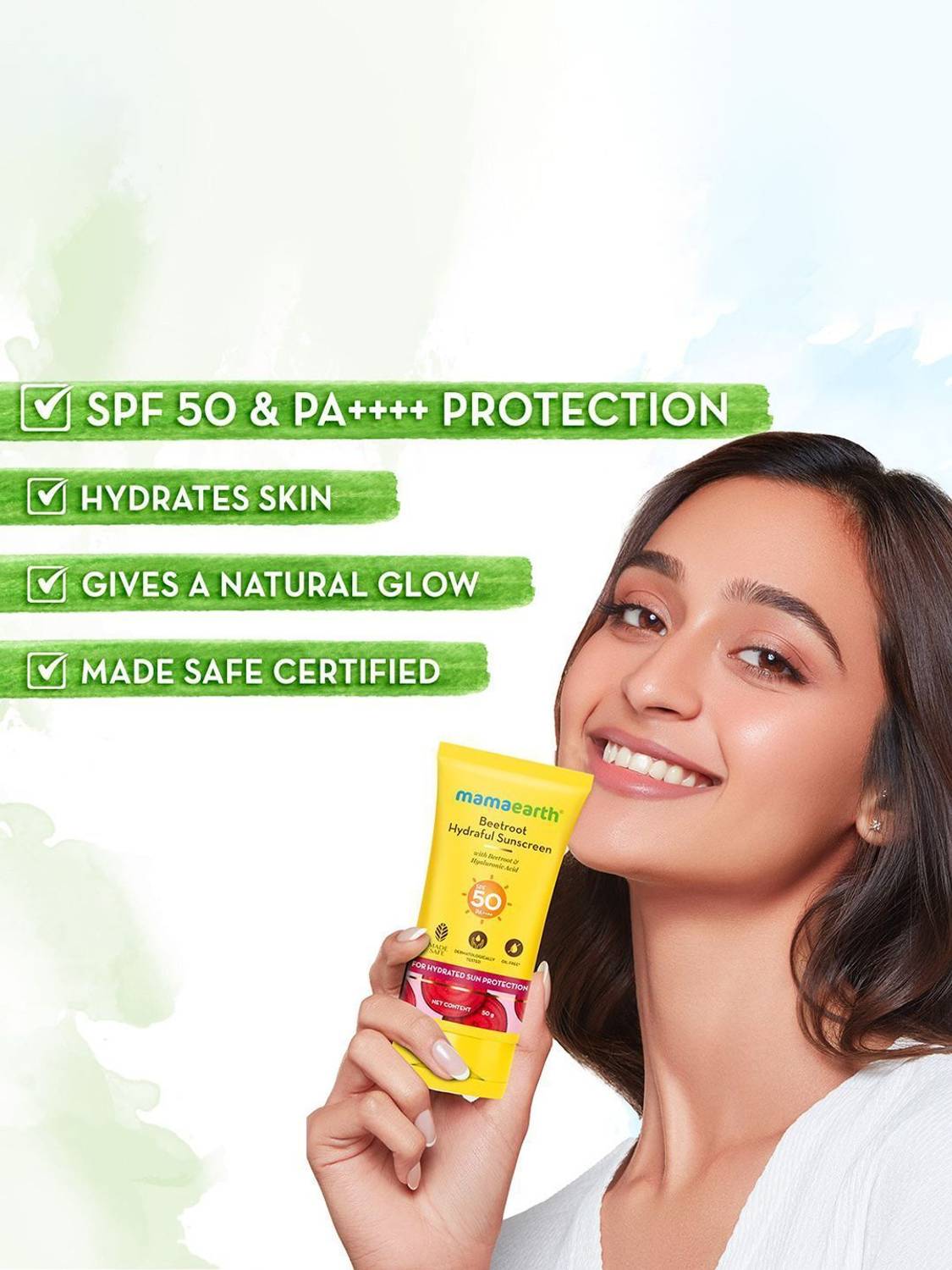 Mamaearth Sunscreen SPF 50 PA++++ 50g - Image 2