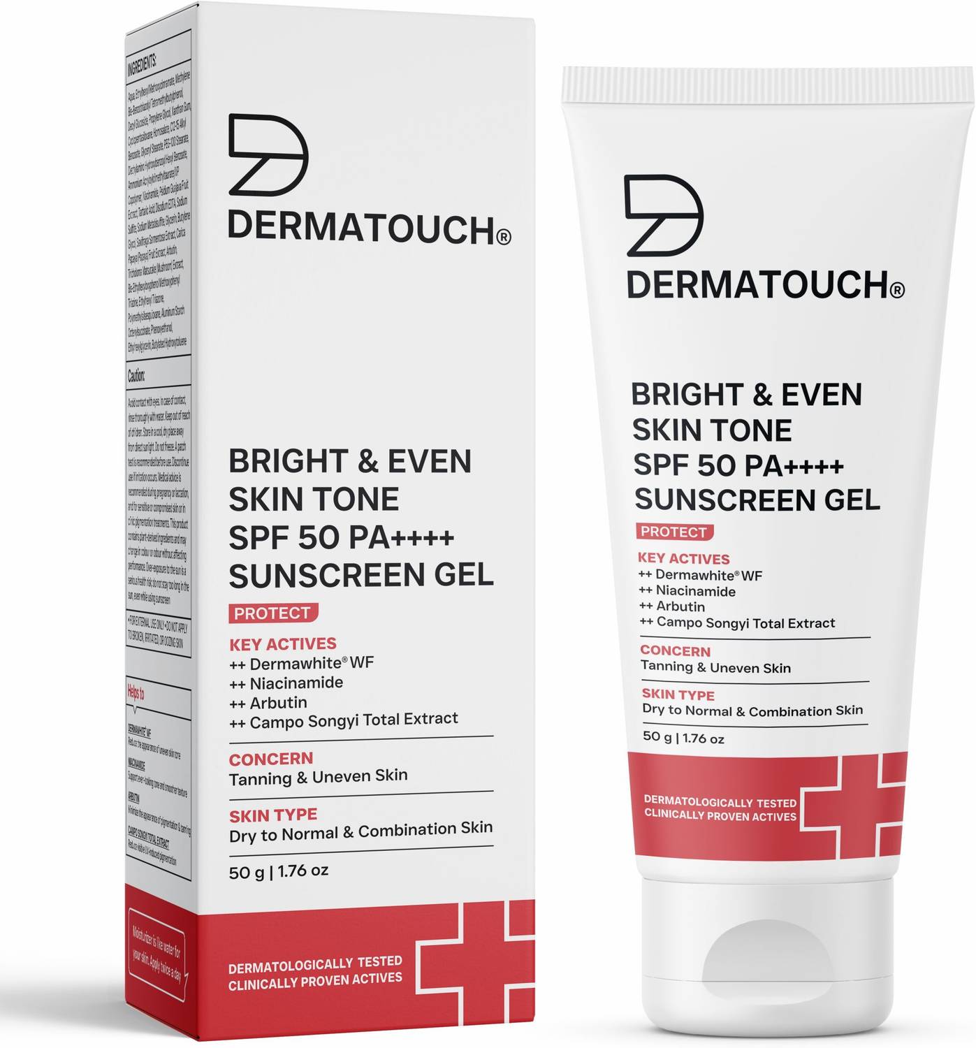 Dermatouch Sunscreen SPF 50 PA++++ 50g - Image 1
