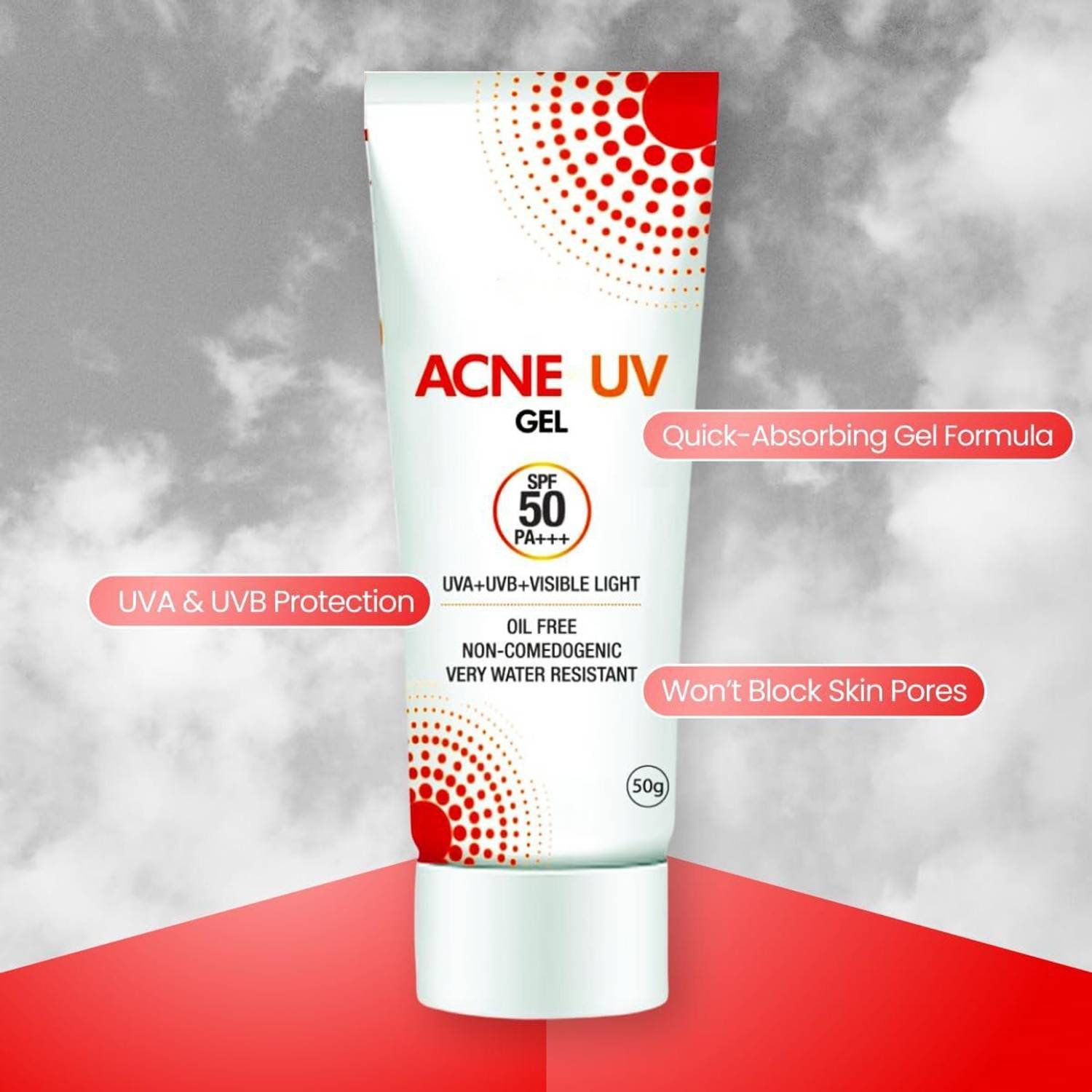 ACNE-UV Sunscreen SPF 50 PA++++ 50g - Image 4