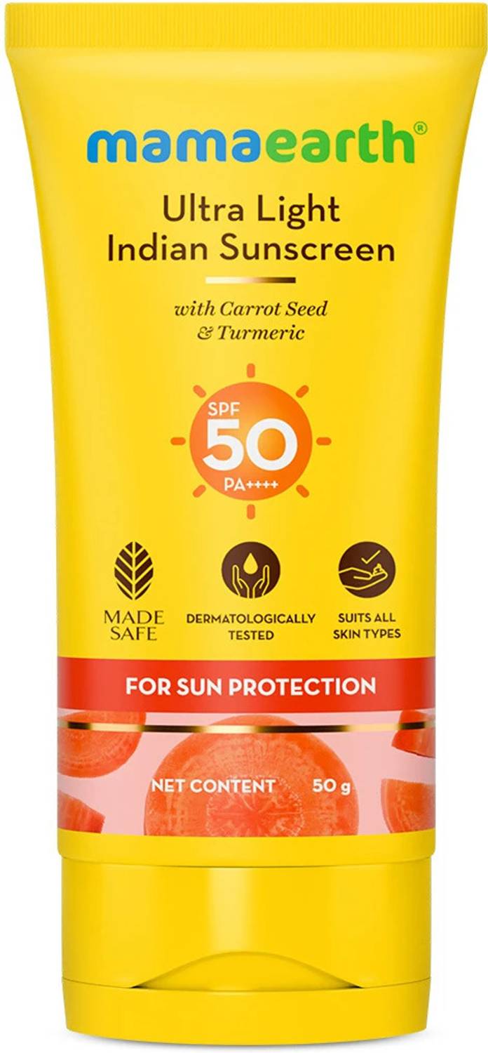 Mamaearth Sunscreen SPF 50 PA++++ 80g