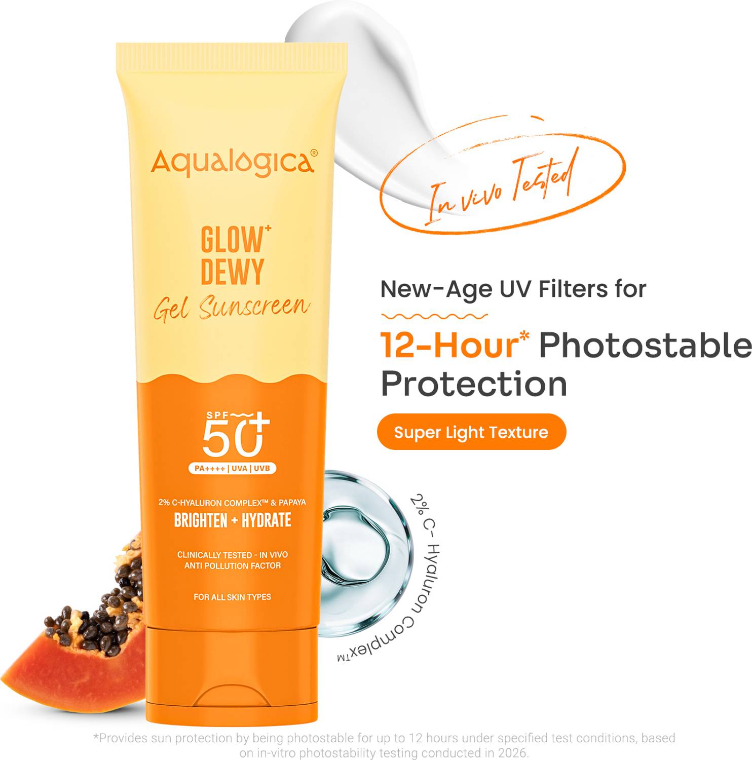 Aqualogica Sunscreen SPF 50 PA++++ 50g - Image 3