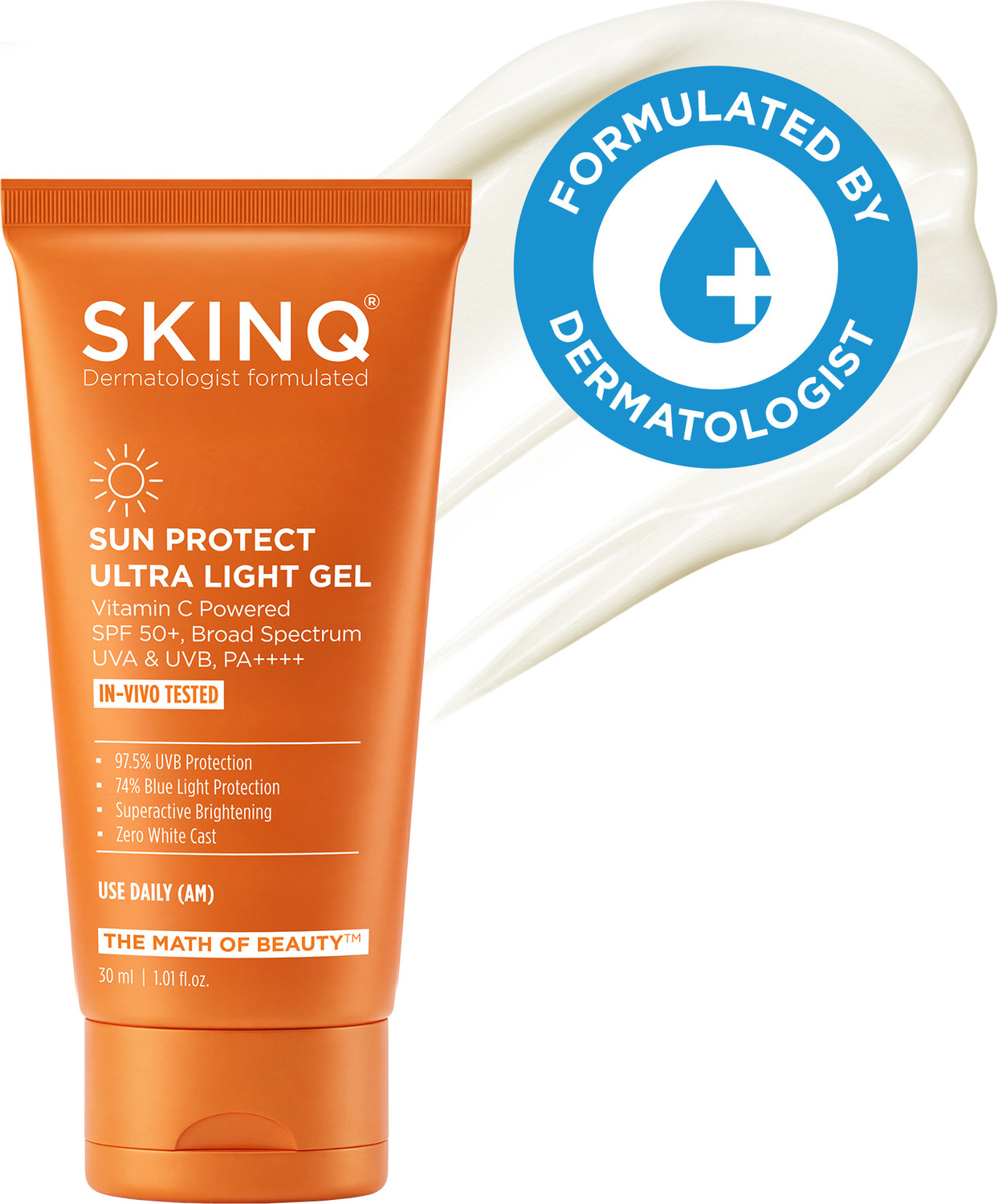 Image of SKINQ Sunscreen - SPF 50 PA++++ sunscreen 30ml