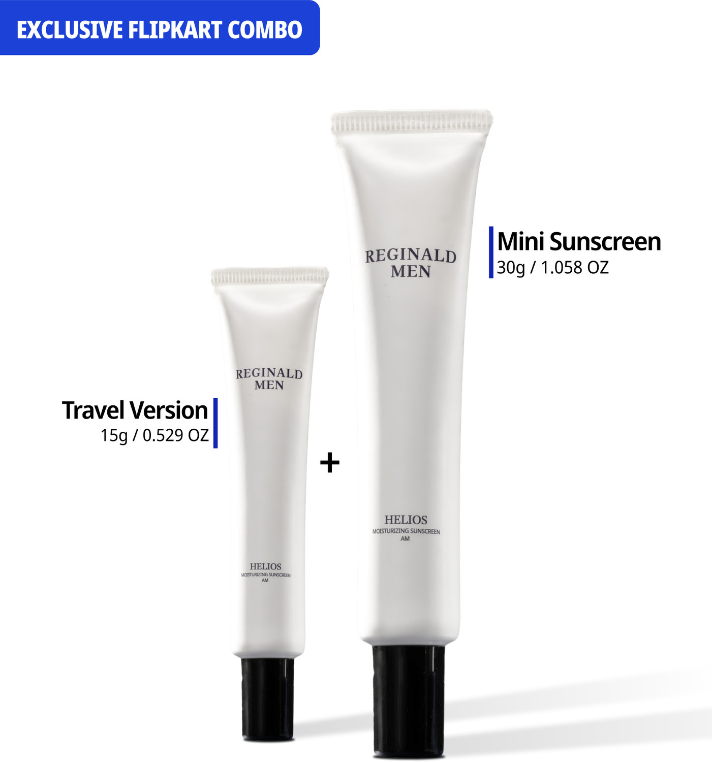 Image of Reginald Men Sunscreen - SPF 50+ PA++++ Moisturising Sunscreen SPF 50+ PA++++ with 11 Actives Combo