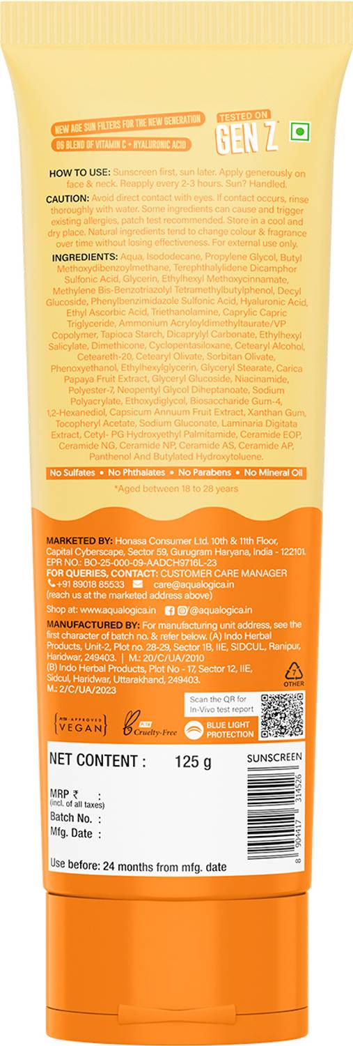 Aqualogica Sunscreen SPF 50 PA++++ 50g - Image 2