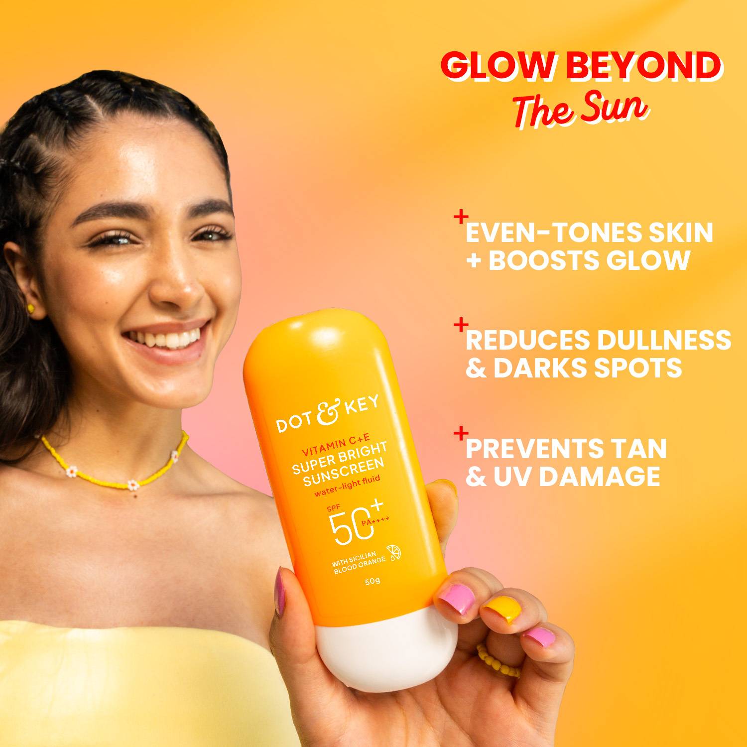 Dot Vitamin C + E Super Bright Sunscreen SPF 50 PA++++ - Image 4