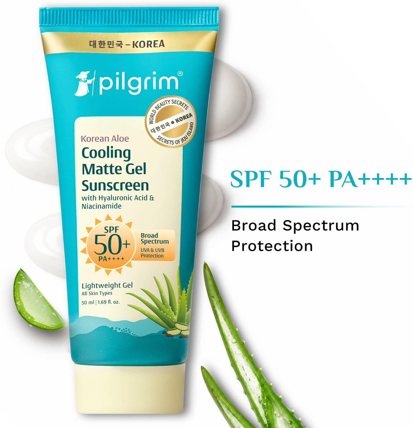 Pilgrim Sunscreen SPF 50+ PA++++ 50ml - Image 1