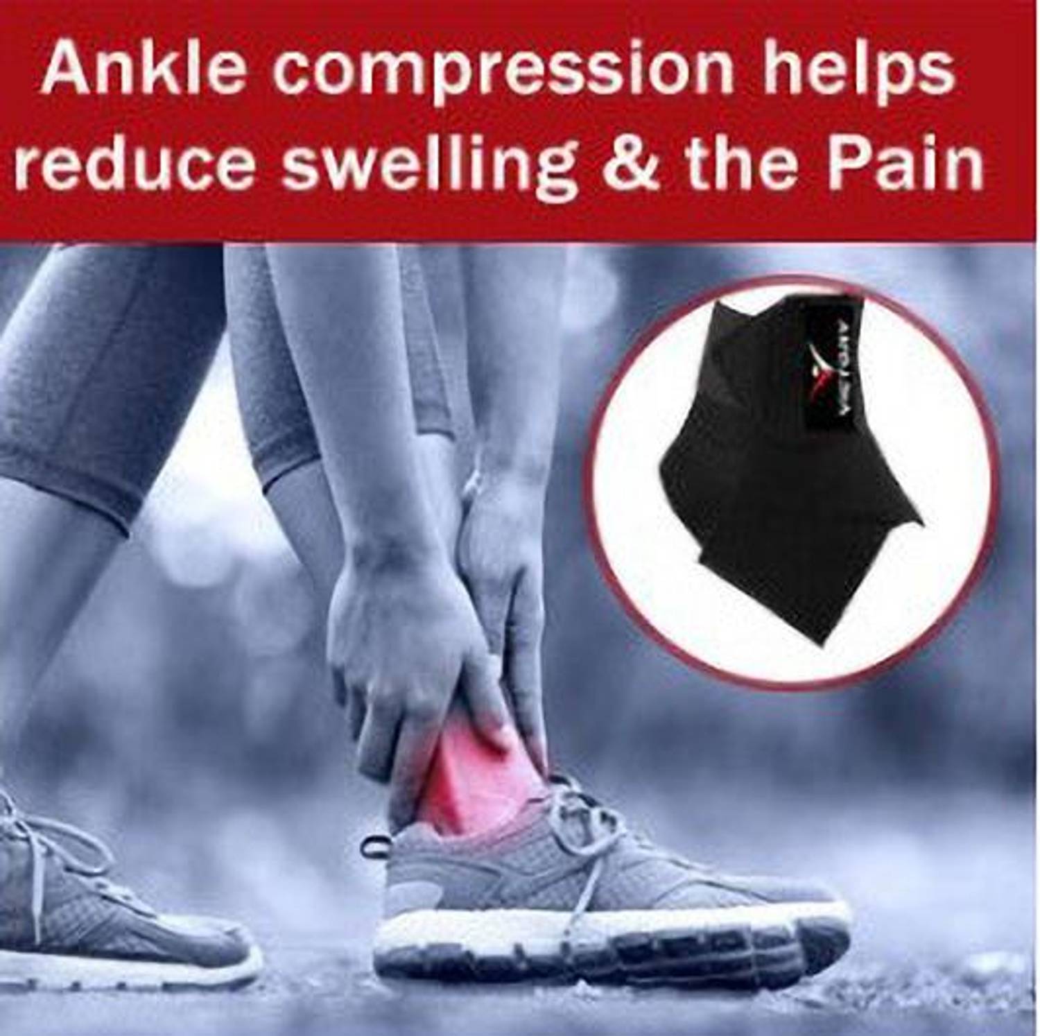 Victory Ankle Brace Support Compression Pack of 2 - Image 5