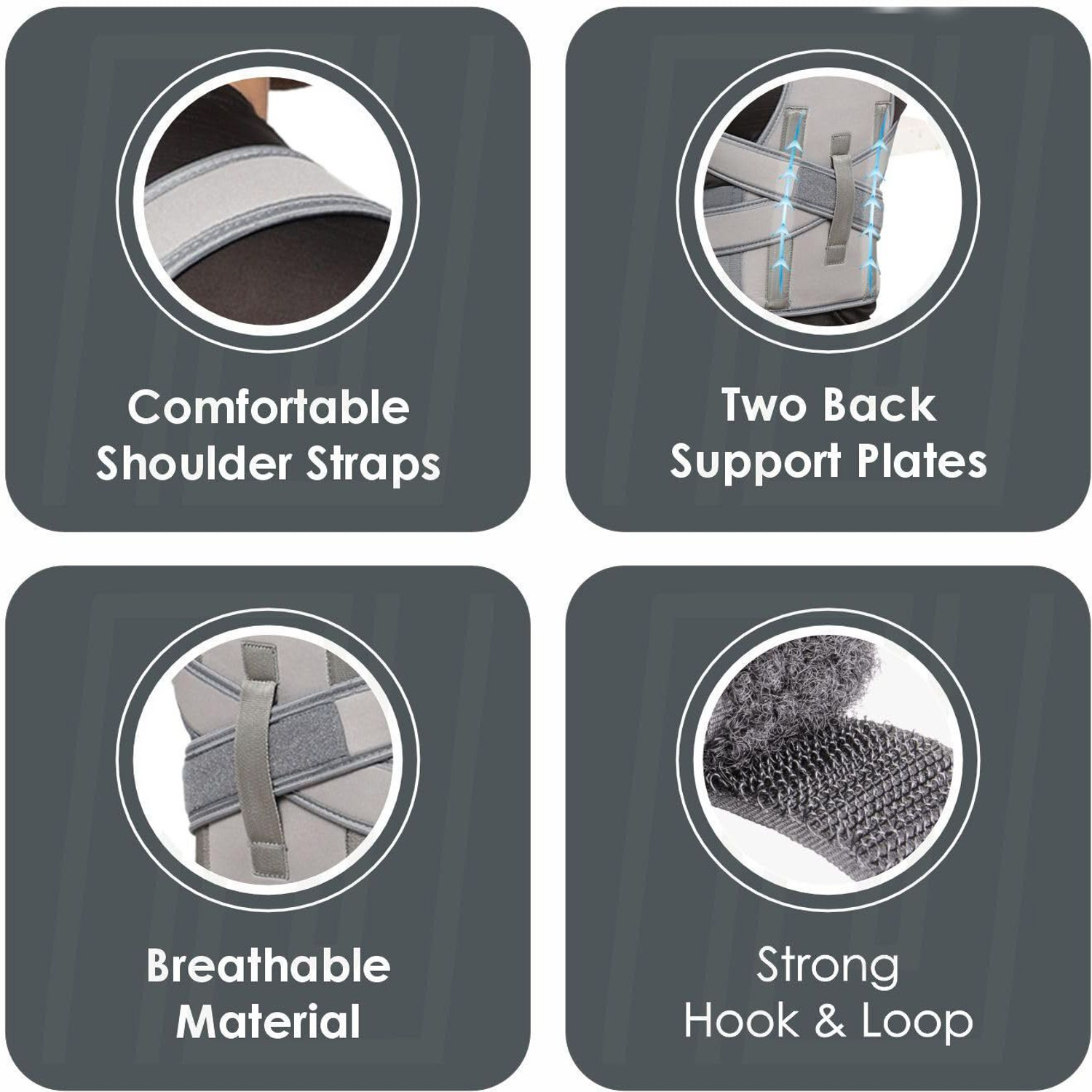 Image of Baben Free Size Posture Corrector For Men And Women Back / Lumbar Support