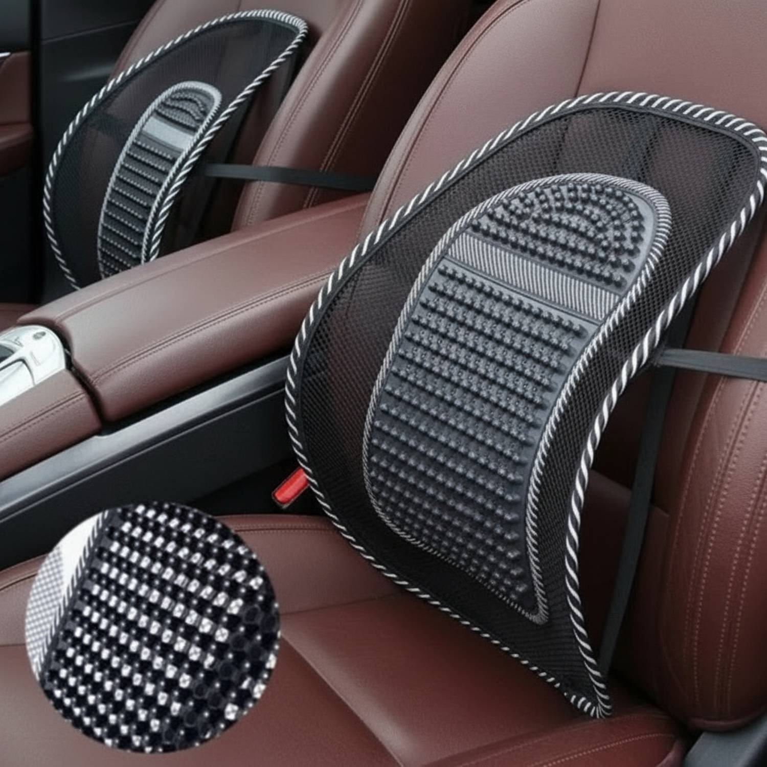 Cameron Ergonomic Lumbar Pillow for Office and Car Seat for Truck Drivers Back / Lumbar Support