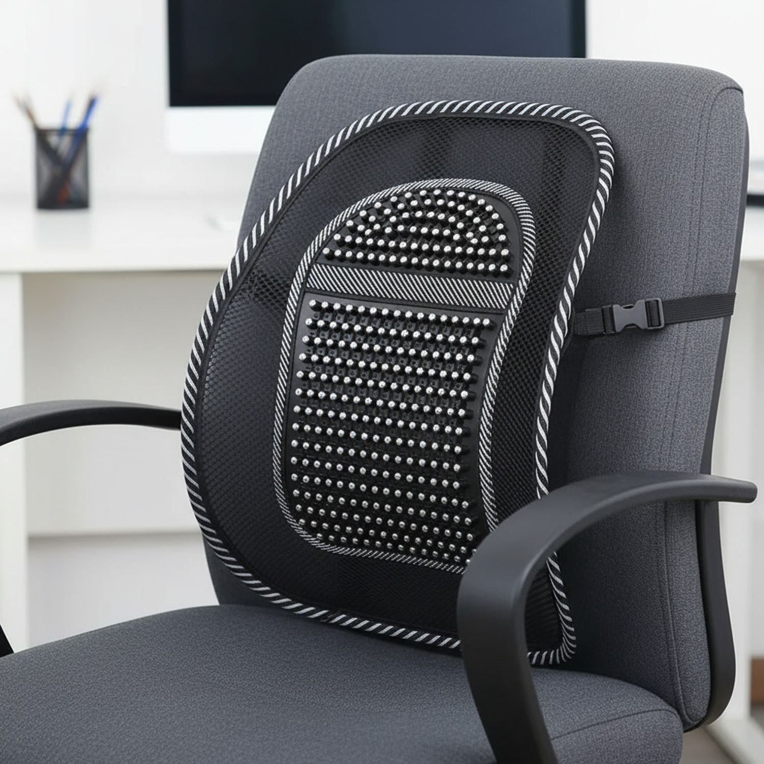 Image of Cameron Orthopedic Lumbar Cushion for Office Chair and Car Seat Back / Lumbar Support
