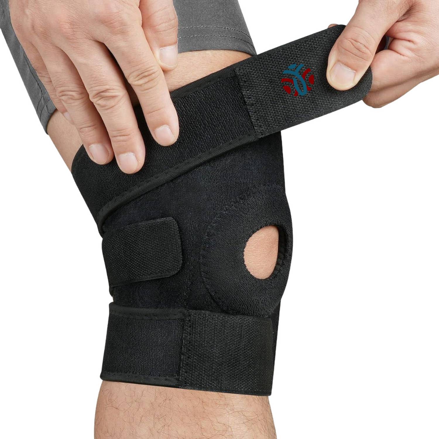 Athlian Adjustable Knee Brace for Men & Women, Gym, Running, Injury Recovery Knee Support