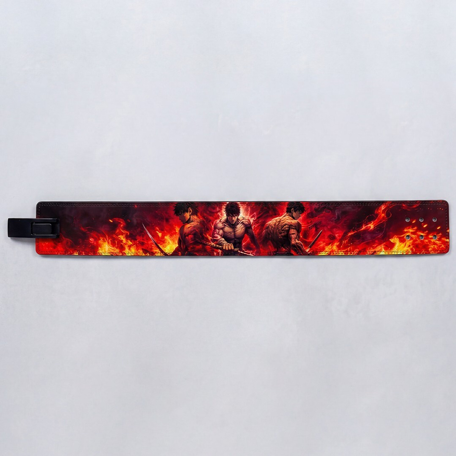 Image of XtremeX 13mm Inferno Blade Powerlifting Lever with Buckle for Men and Women (L) Weight Lifting Belt