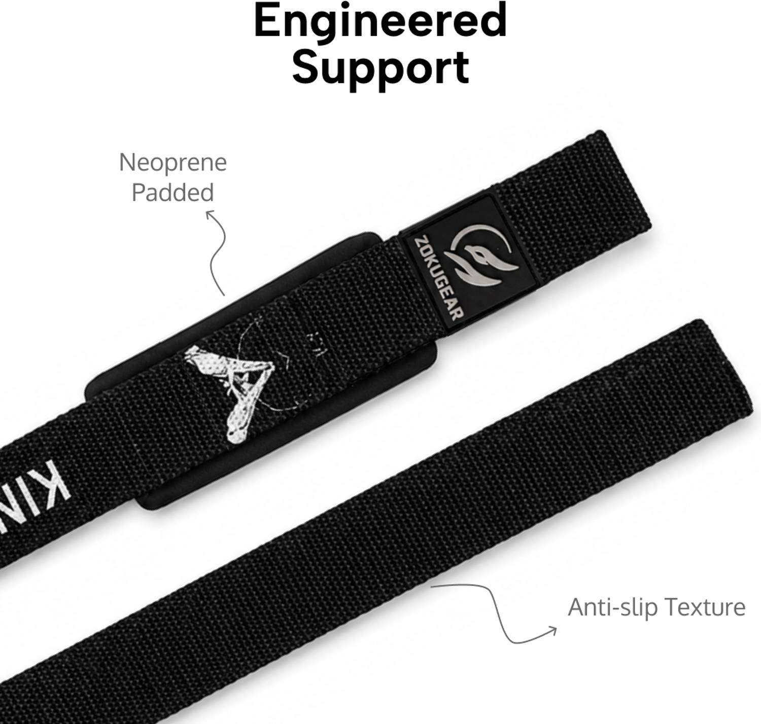 Zoku Anime-Inspired Curse King Lifting Straps - Image 2