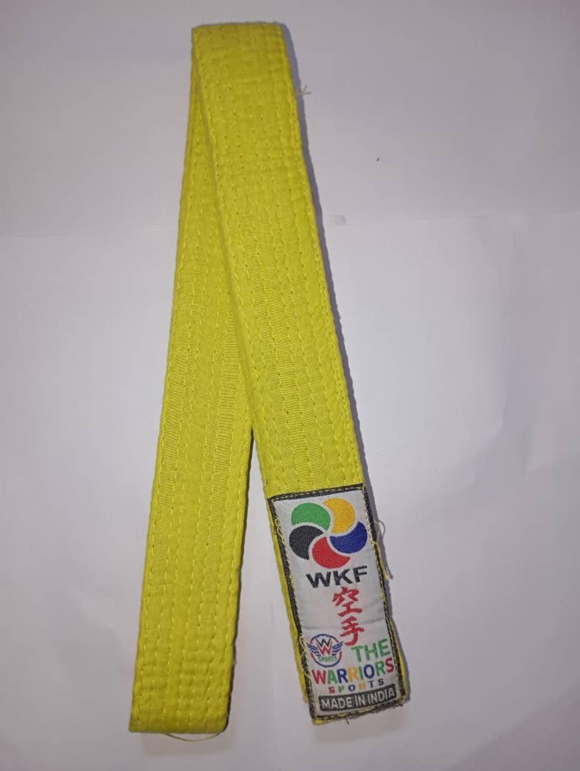 Adarsh Enterprises Martial Art Karate Yellow Belt Professional Training Belt Abdominal Belt