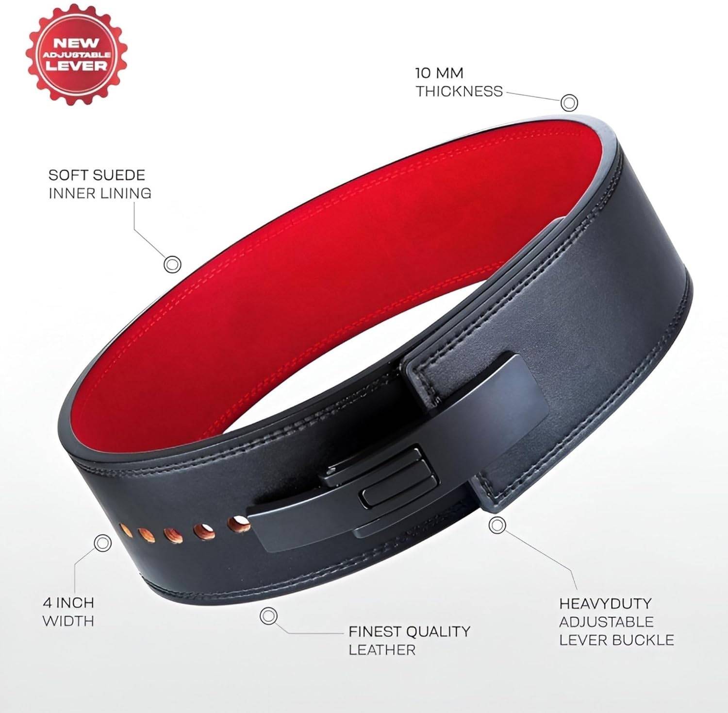 Kv International Pro Series Lever Powerlifting Belt - Image 5