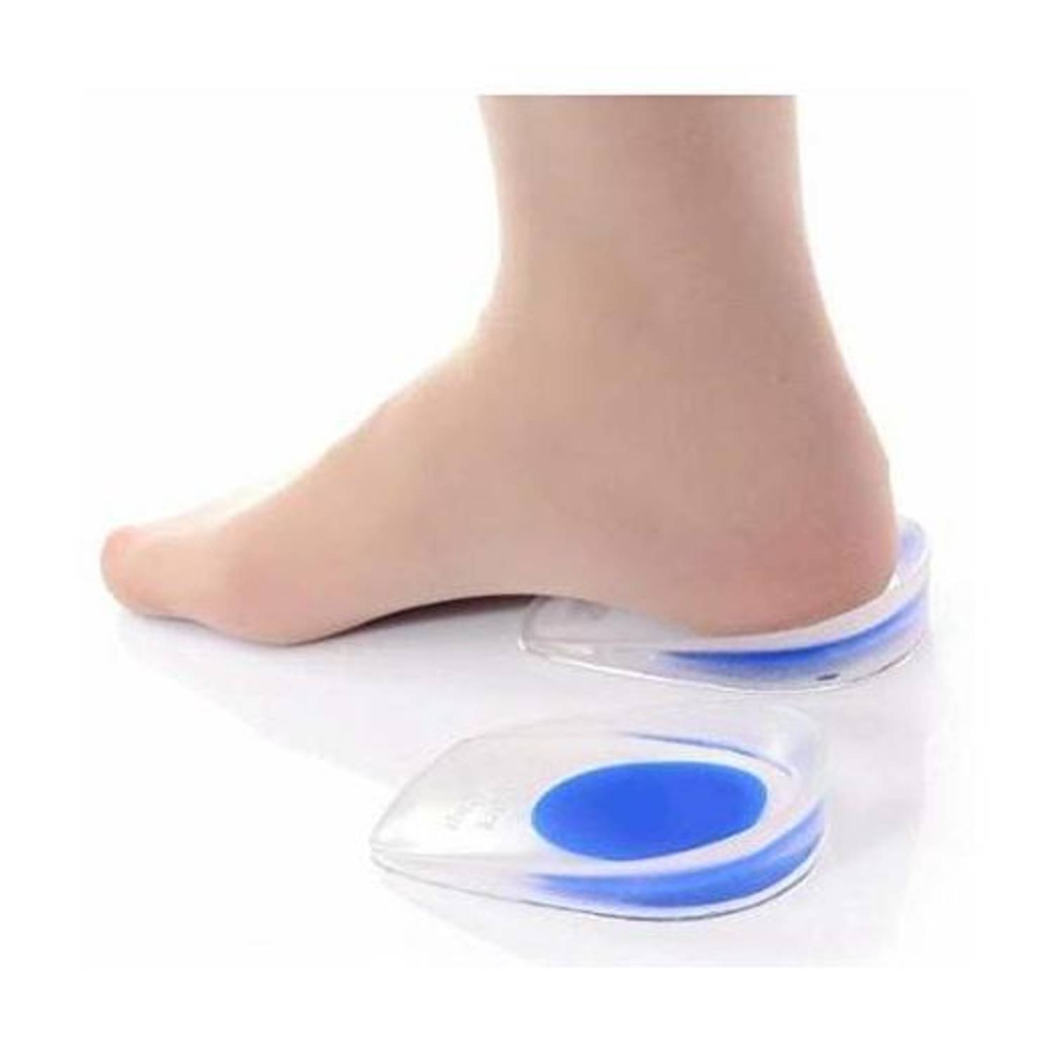 BKENTERPRISE7 Gel Heel Cups Silicon Heel Pad for Heel Ankle Pain Heel Support