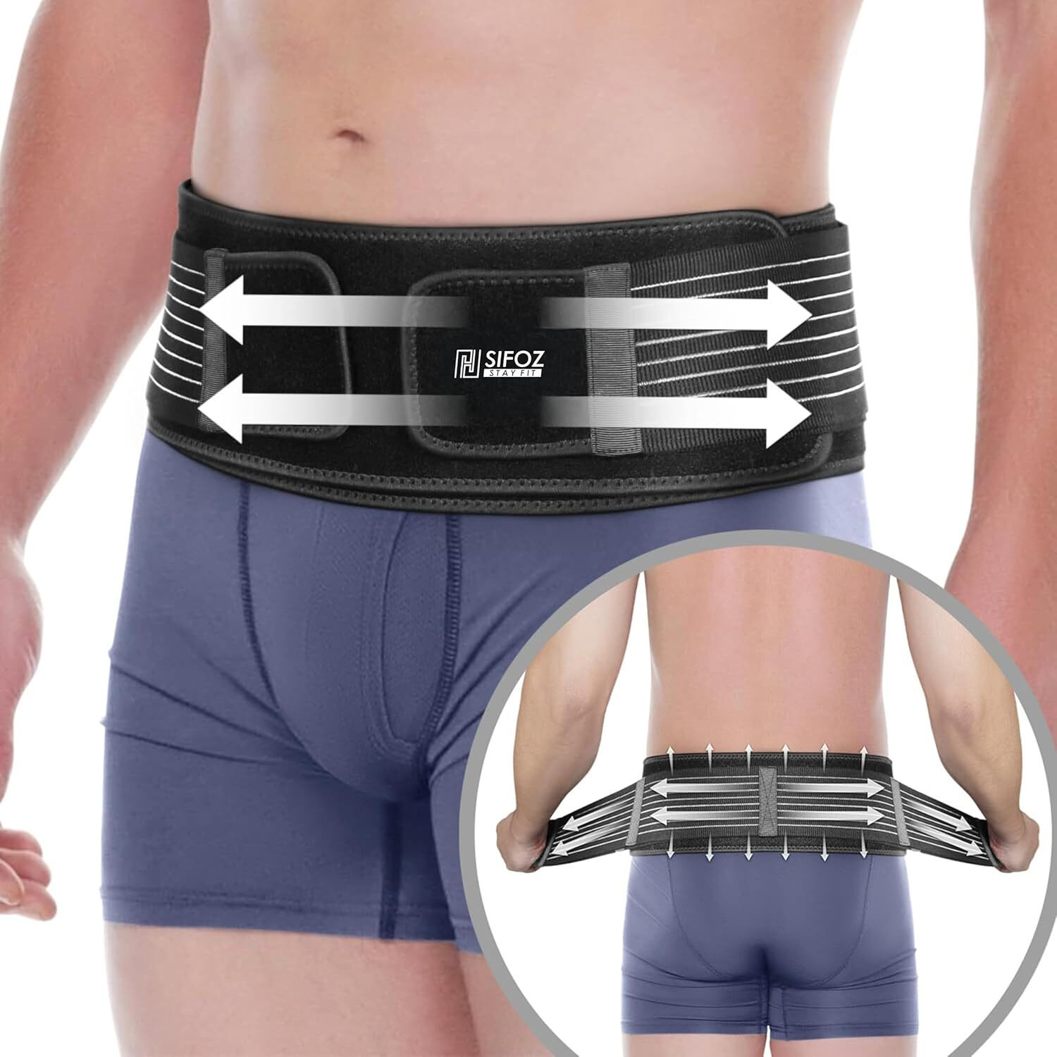 Image of Sifoz Sciatica Pain Relief Belt For Men & Women Abdominal Belt