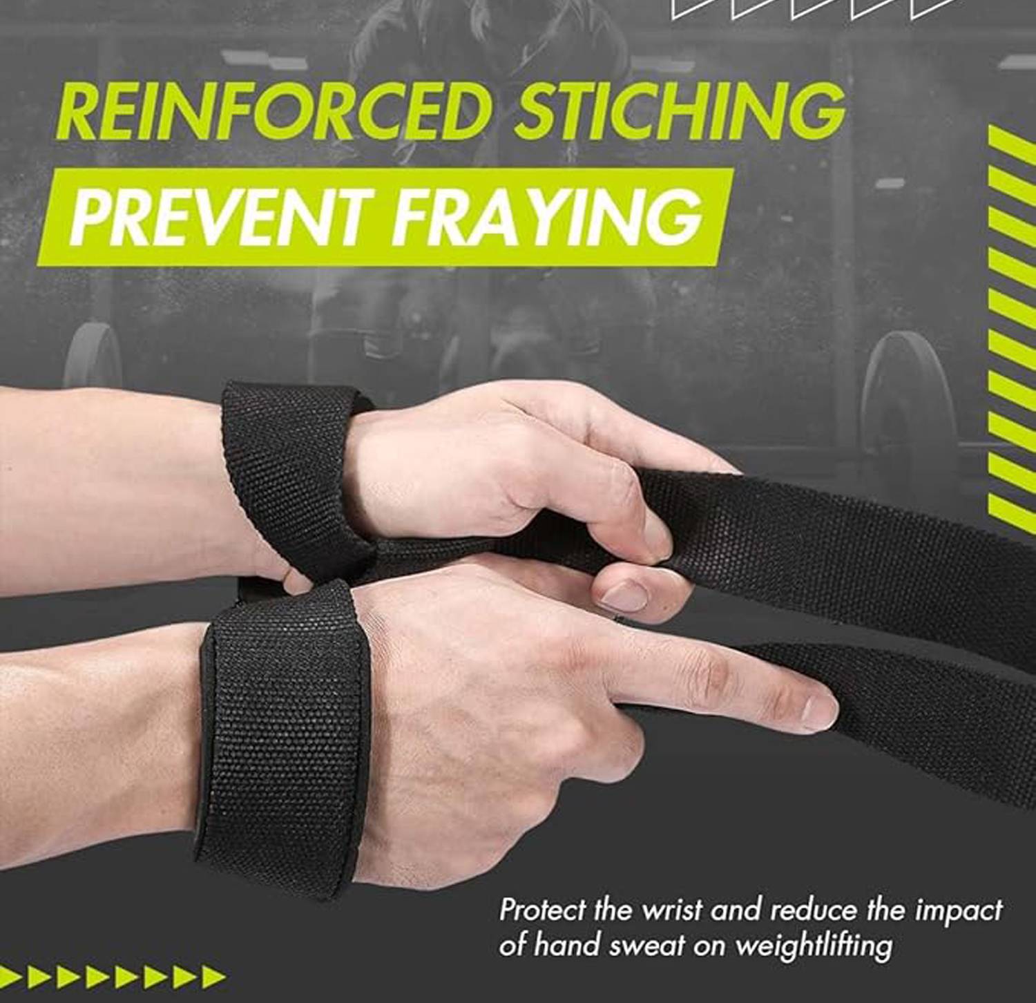 BQH 9 Weight Lifting Strap Wrist Supporter - Image 5
