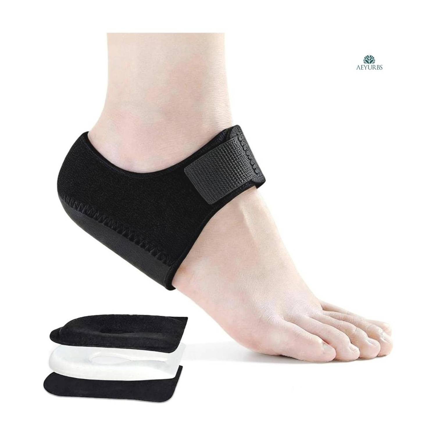 AEYURBS Heel Protector Daily Cushion Pad for Pain Relief Unisex Heel Support