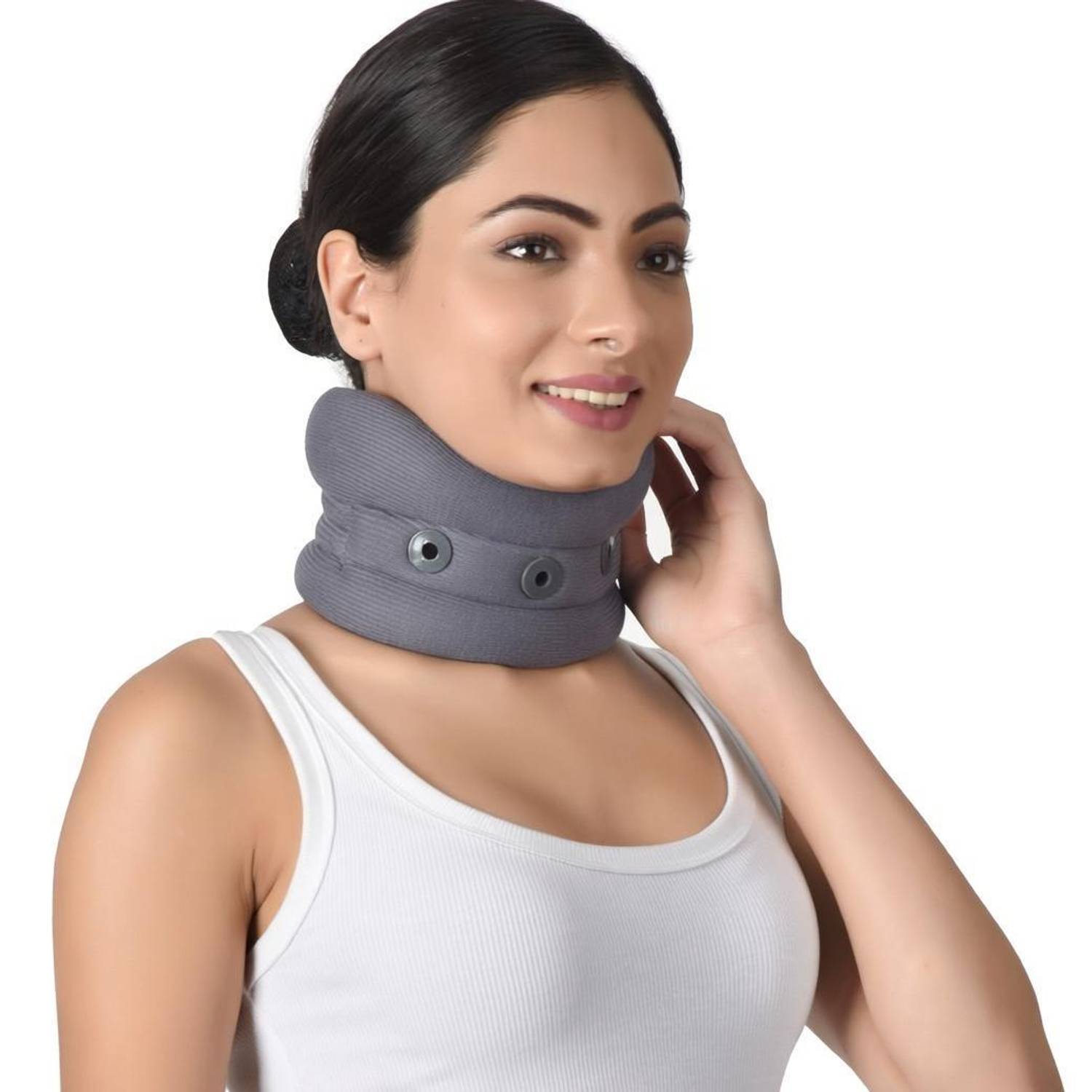 AccuSure Cervical Collar Soft With Support(Immobilization,Ventilation) For Men and Women Neck Support