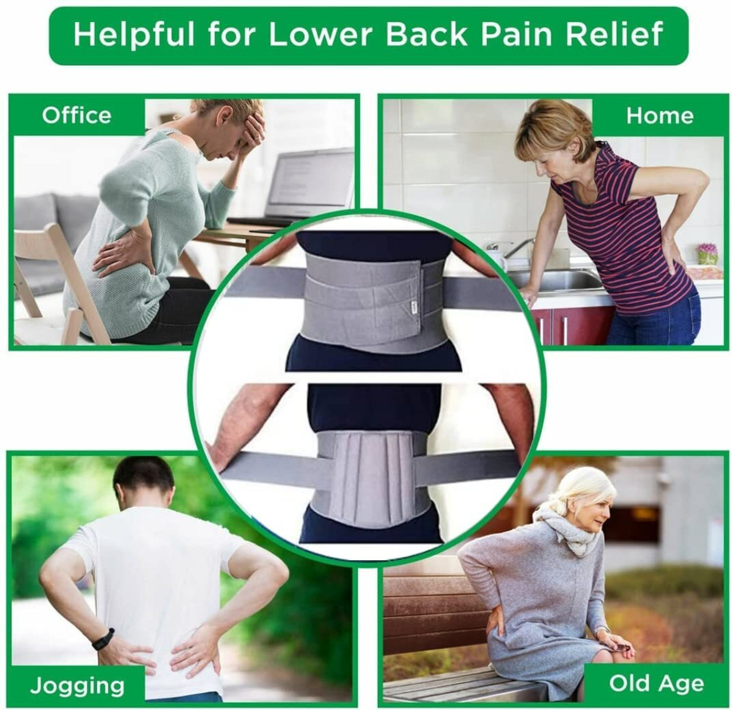 Image of VR SURGICAL Lumbo Sacral (L.S Belt) Corset- Back Pain Belt for spinal LS Back / Lumbar Support