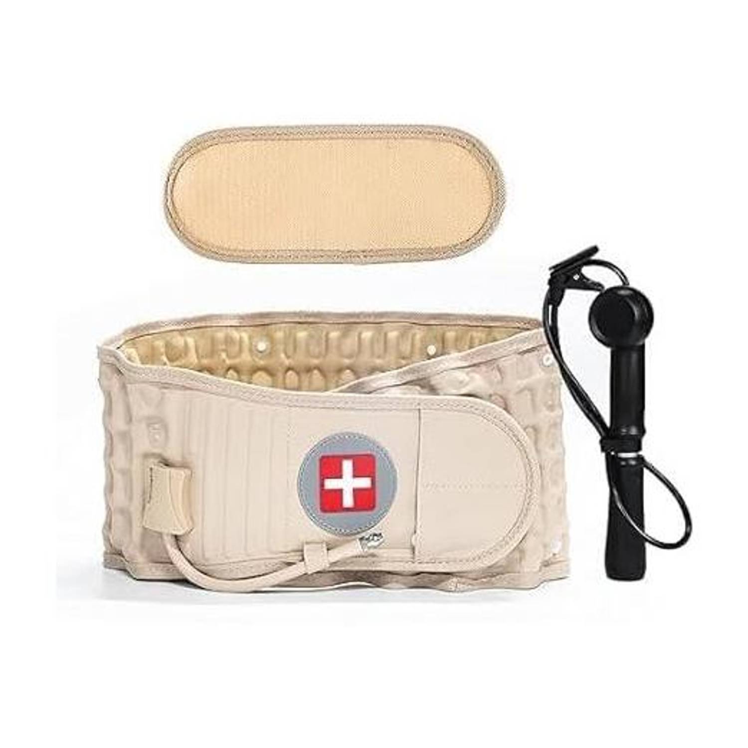ACUMART Inflatable Decompression Back Belt with Pump Lumbar Support for Lower Back Pain Back / Lumbar Support