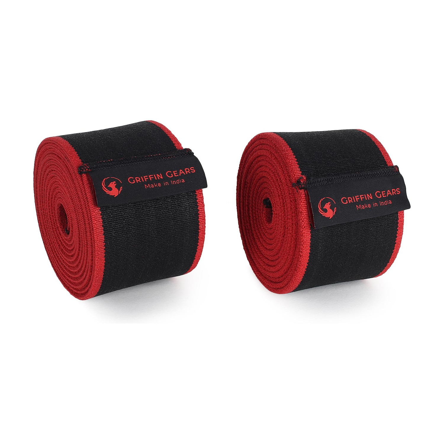 Image of GRIFFIN GEARS Weight Lifting Knee Support Wraps for Squats,Gym, Cross fit, Gym Workout (2.5M) Knee Support