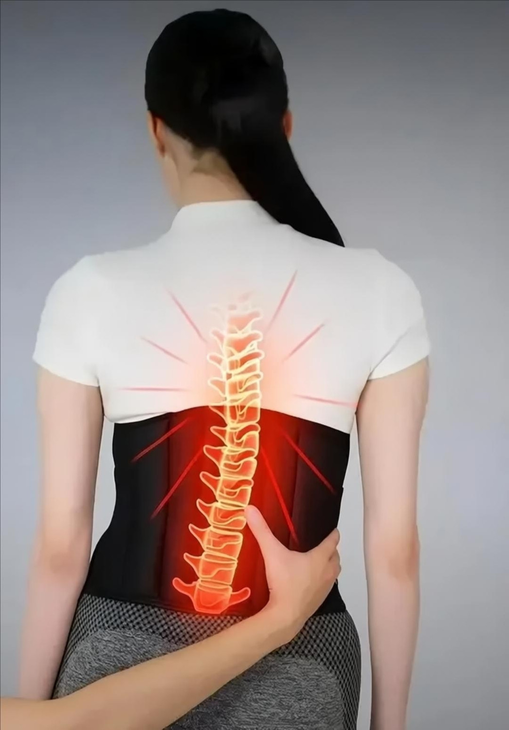 Image of Orthonexa LS Lumbar Support Belt for Back Pain Relief | Adjustable Waist Support Slip Disc Back / Lumbar Support
