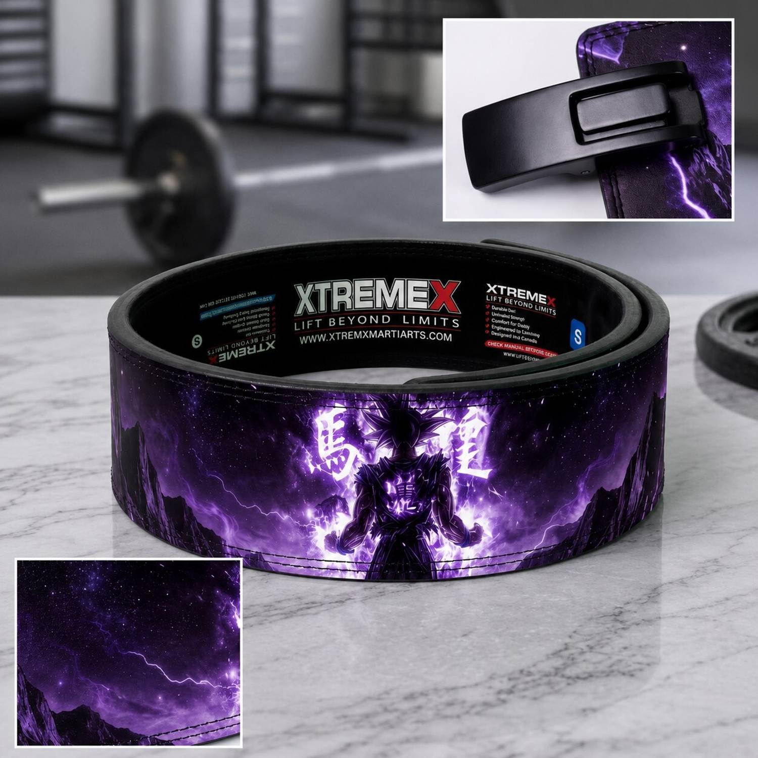 XtremeX 13mm Powerlifting Lever Belt - Image 2
