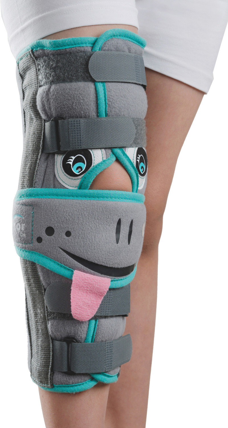 Image of TYNOR Knee Immobiliser, Grey, Child, 1 Unit Knee Support